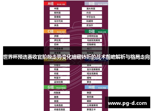 世界杯预选赛收官阶段走势变化暗藏转折的战术前瞻解析与格局走向 世界杯预选赛收官阶段走势变化暗藏转折的战术前瞻解析与格局走向